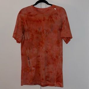 Orange Lululemon athletic top size L lightly worn